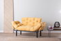 Atelier Del Sofa Nitta - Sofá-Cama de 2 Plazas Mostaza